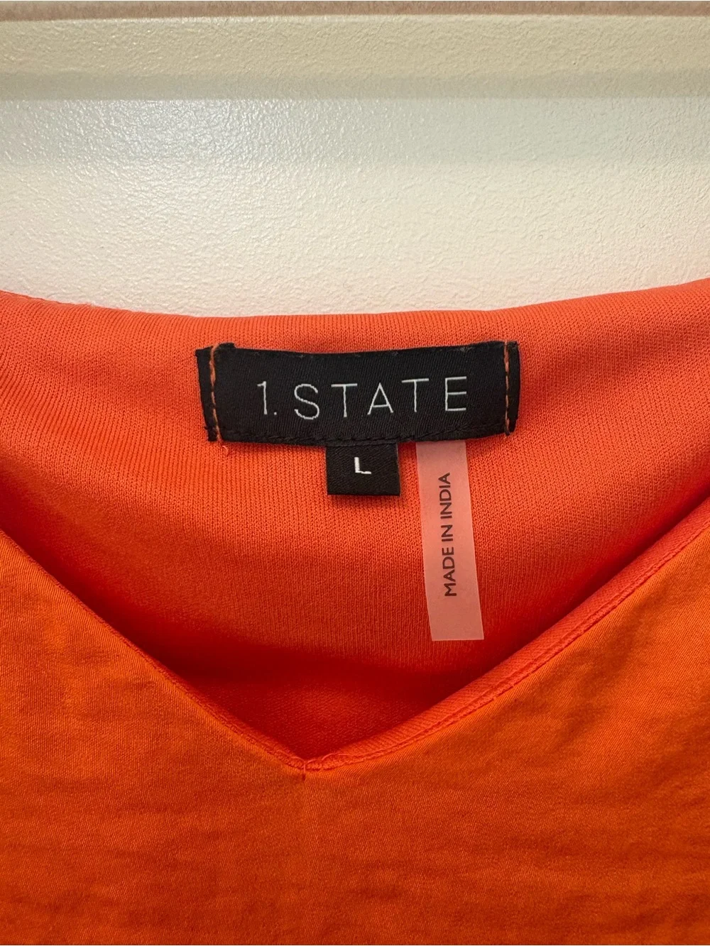 1. State vibrant orange